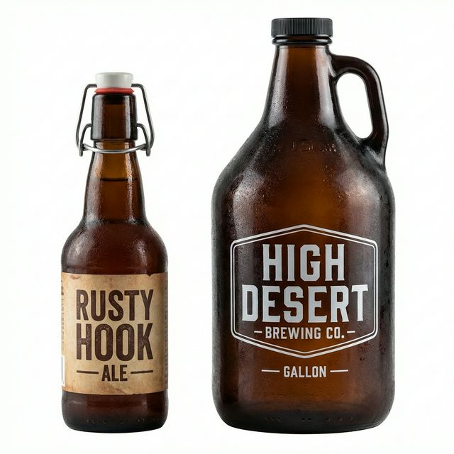 Beer Bottles & Growlers