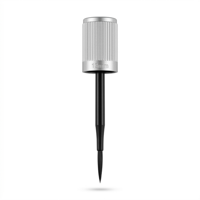 13 mm Matte Silver Eyeliner Brush Cap with Wiper