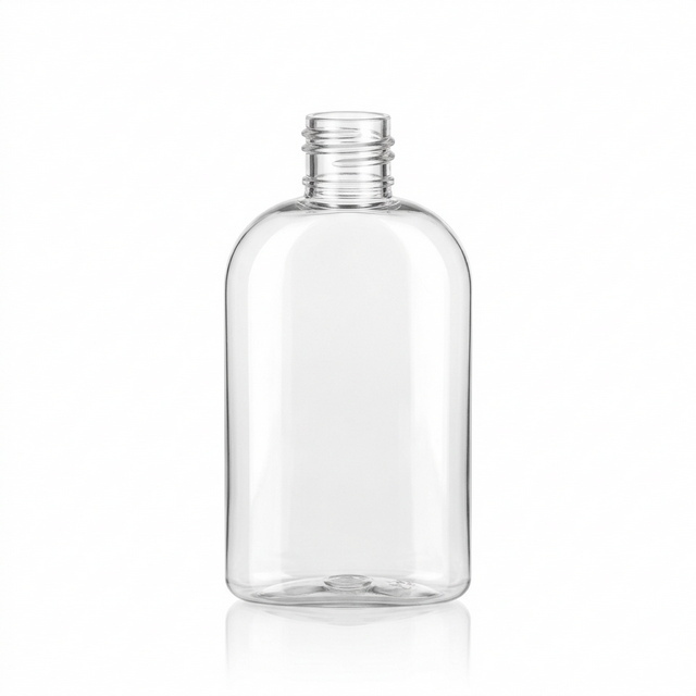2 oz Clear PET Plastic Oblong Bottles