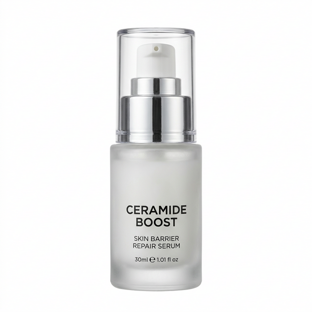 Frosted Glass Bottles with Treatment Pump