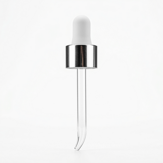 20-400 Metal Collar Curved Tip Dropper Caps