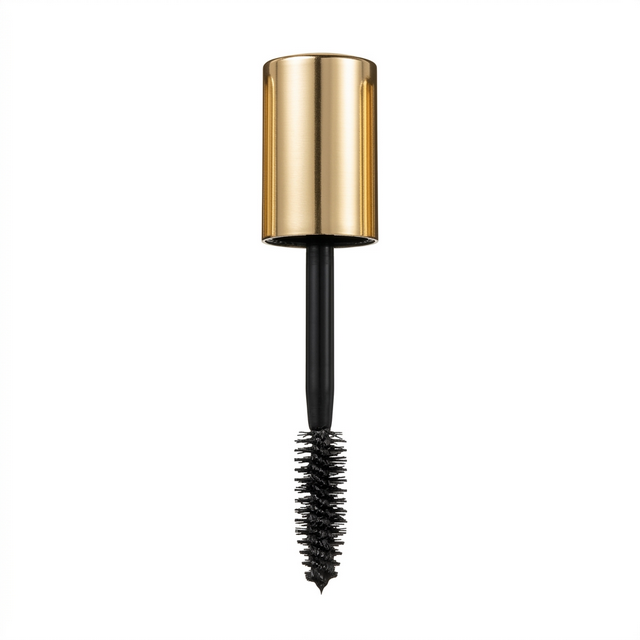 13 mm Gold Mascara Brush Cap with Wiper