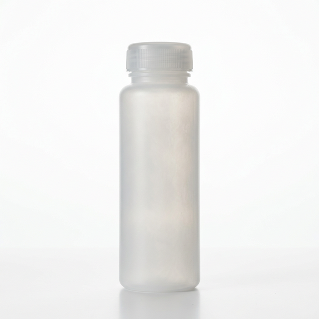 HDPE Plastic Cylinder Bottles with Smooth Cap