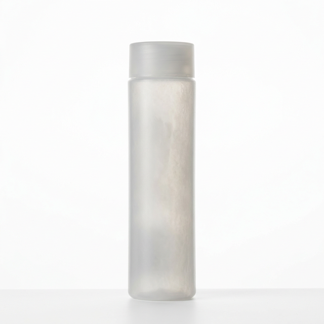 HDPE Plastic Cylinder Bottles with Natural Cap