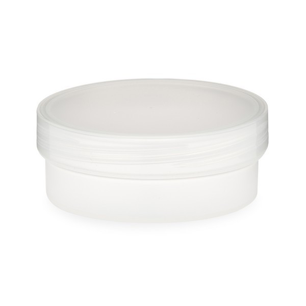 2.67 oz Natural PP Plastic Round Low Profile Jar with Natural Cap - MJJ
